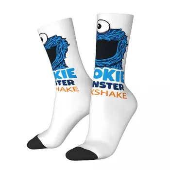 Чулки All Seasons Crew Cookie Monster (24) Носки Harajuku Забавные Длинные носки в стиле хип-хоп Аксессуары для мужчин и женщин Подарки