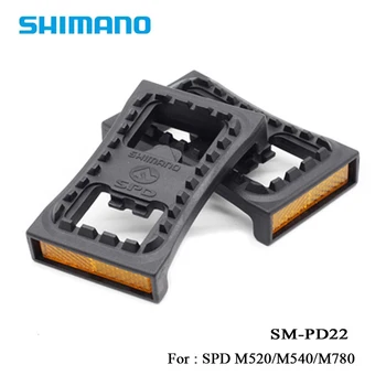 Шипы для Педалей Shimano SM PD22 MTB Плоский Адаптер Самоблокирующееся Устройство Преобразования Плоской Пластины Педали Подходит Для SPD M520 M540 M780